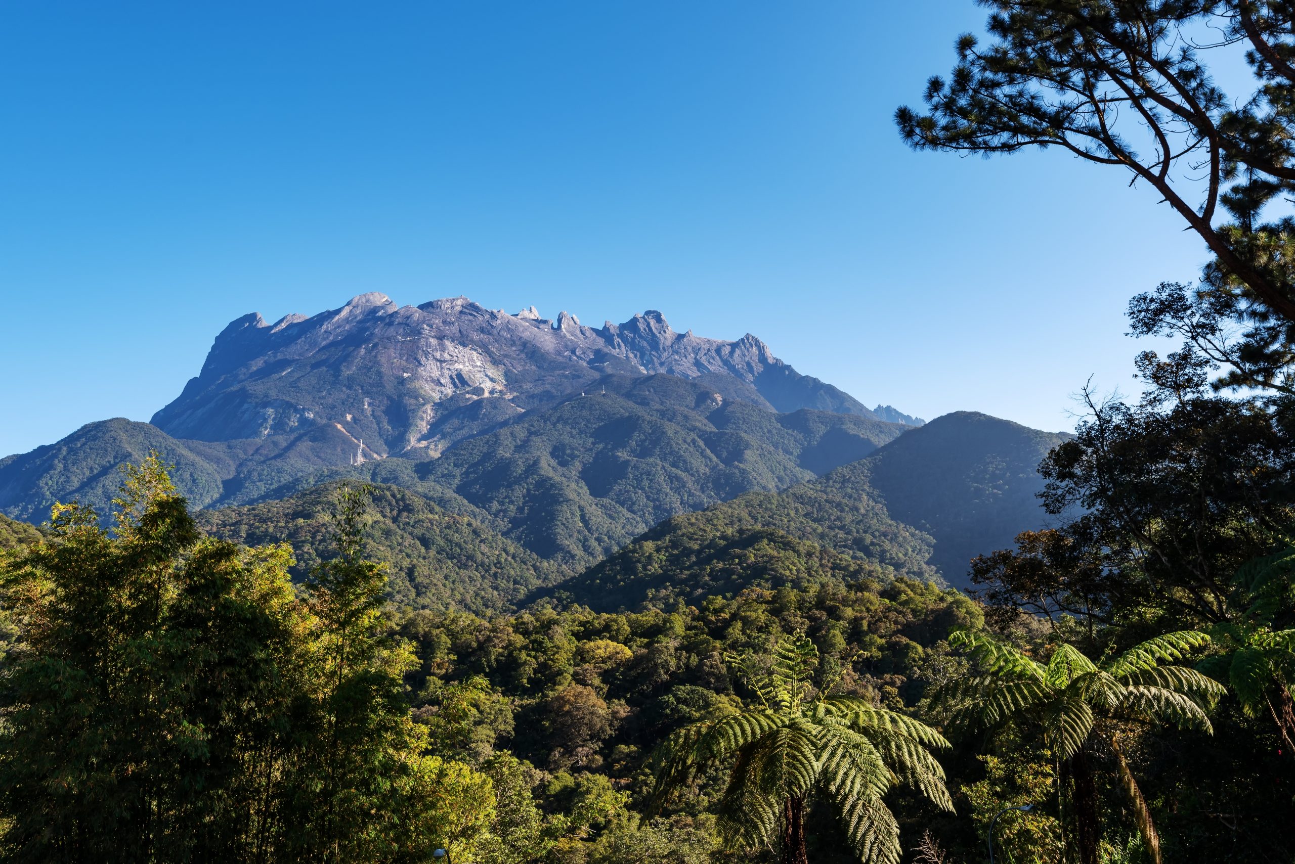 View,Of,Mt.,Kinabalu,In,Kundasang,Ranau,Sabah,,Highest,Mountain