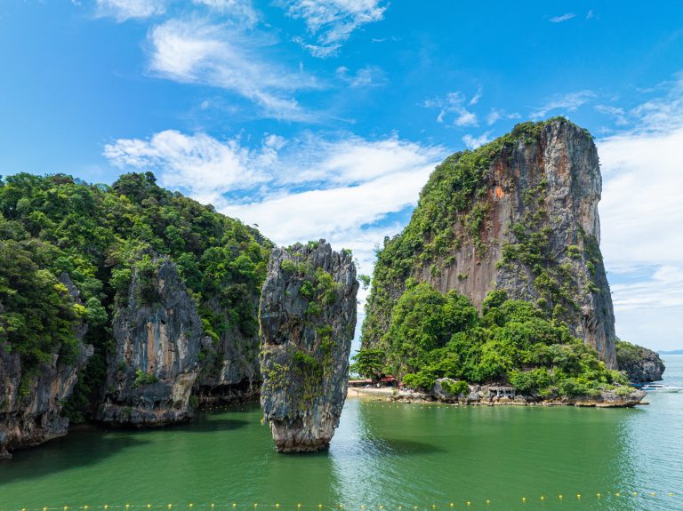 Aerial,View,James,Bond,Island,Officially,Known,As,Koh,Tapu