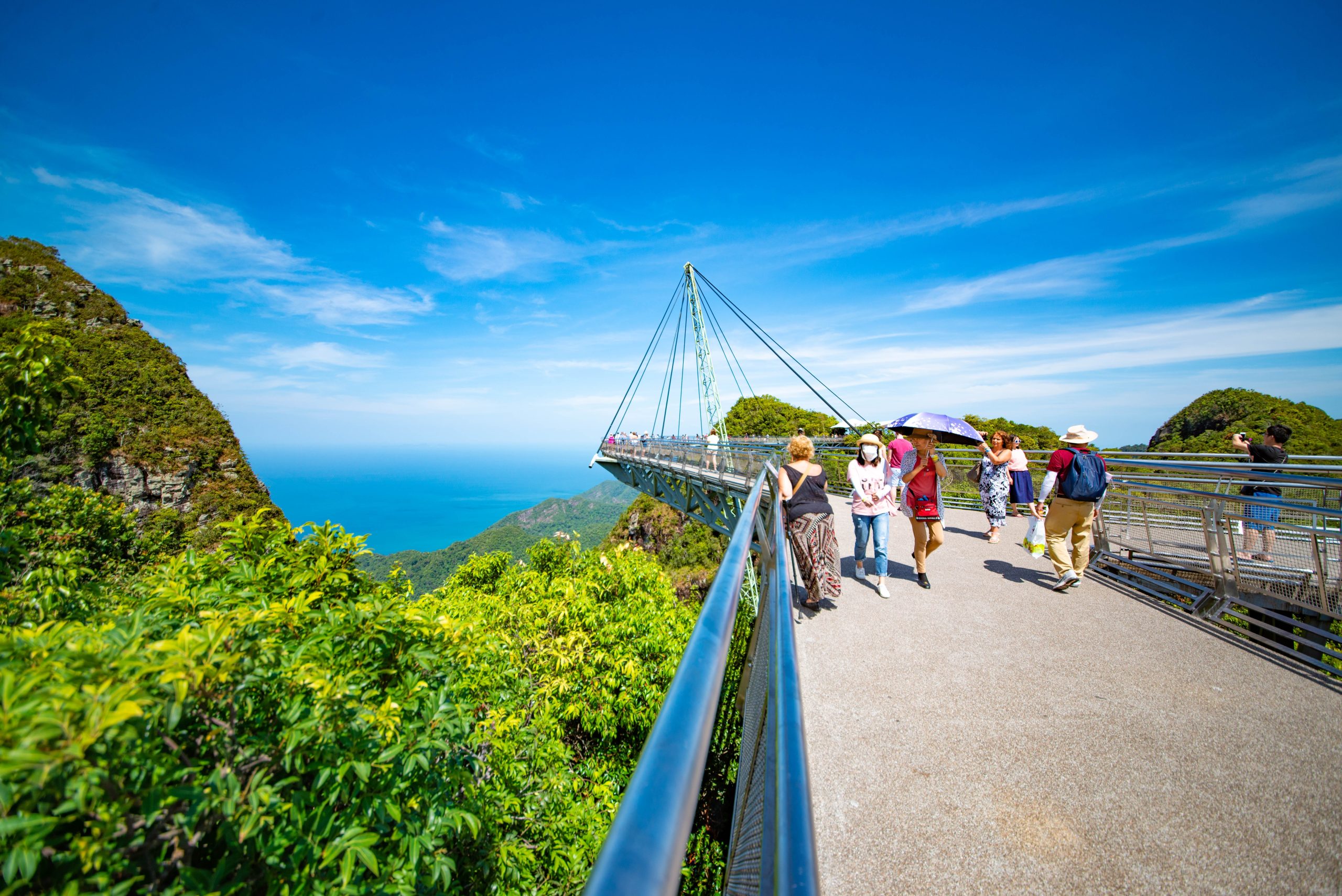 A,Beautiful,View,Of,Sky,Bridge,Park,In,Langkawi,,Malaysia.
