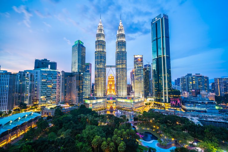 Beautiful,Architecture,Building,Exterior,City,In,Kuala,Lumpur,Skyline,At