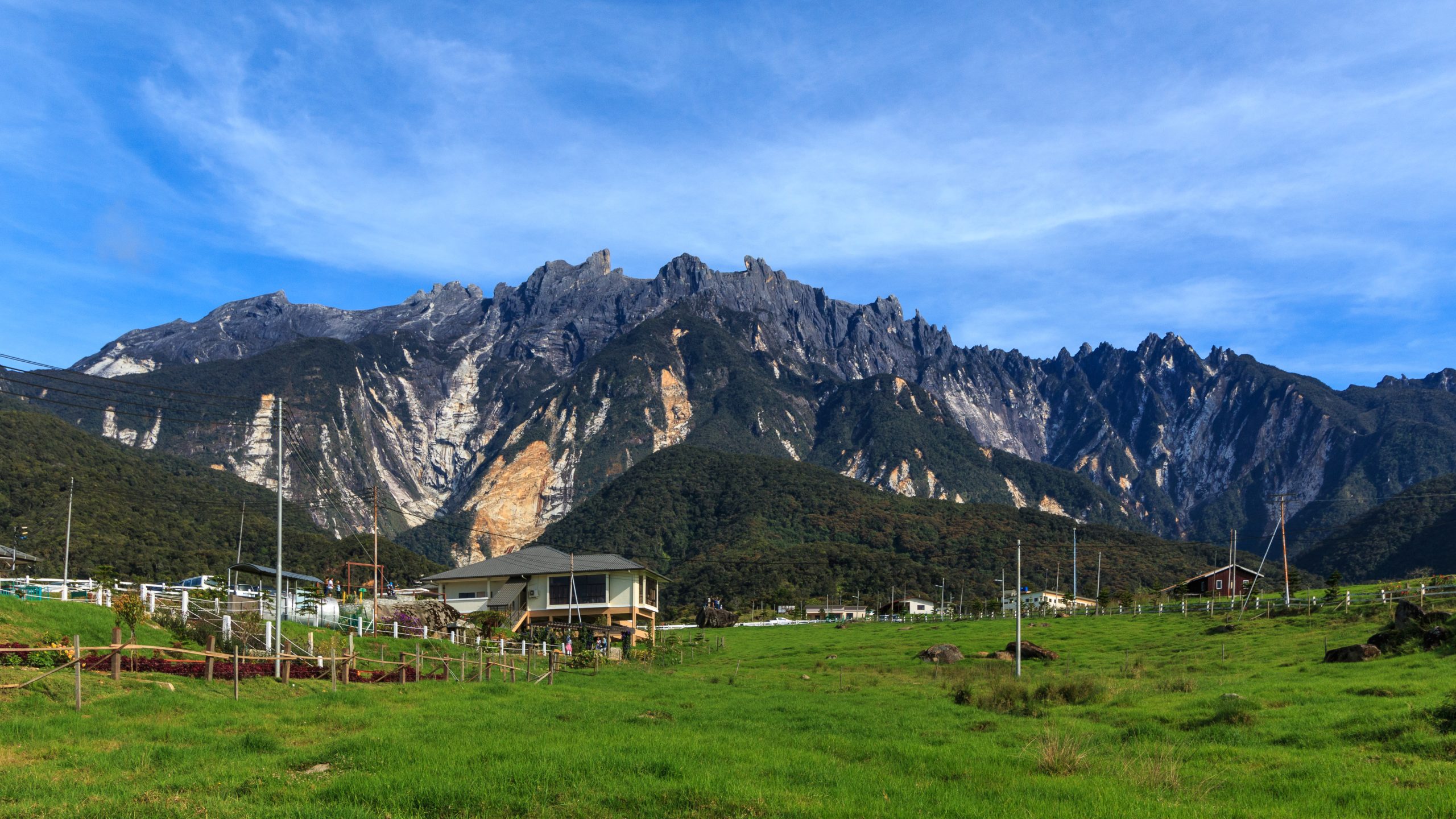 Amazing,Mount,Kinabalu,View,From,Desa,Castle,,Kundasang,,,Borneo