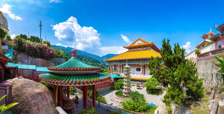 Panorama,Of,Kek,Lok,Si,Temple,In,Georgetown,,Penang,Island,