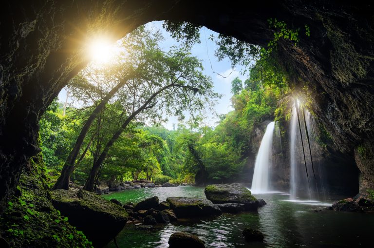 Heo,Suwat,Waterfall,Khao,Yai,National,Park,In,Thailand.