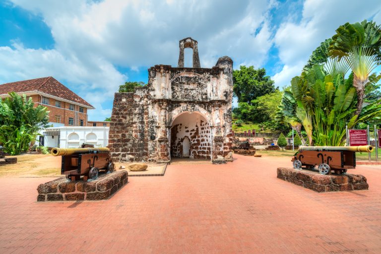 A,Famosa,Fortress,Melaka.,The,Remaining,Part,Of,The,Ancient