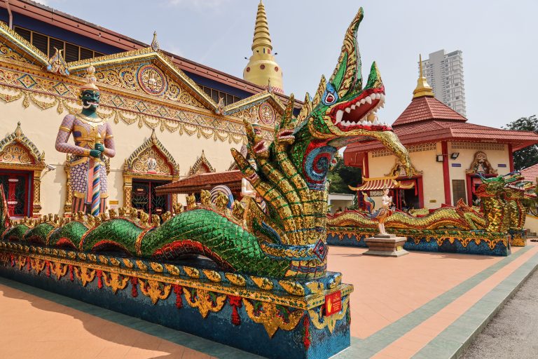 Penang,/,Malaysia,-,July,7th,2019:,Wat,Chaiyamangalaram,Is