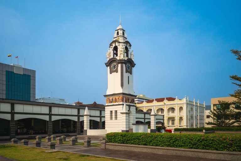 August,15,,2018:,Birch,Memorial,Clock,Tower,In,Ipoh,,Kinta